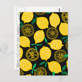 When Life 与え You Lemons  Sunny Yellow Lemon ポストカード