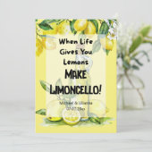 When Life 与え You  Limoncello Elopement Card 招待状 (スタンド正面)