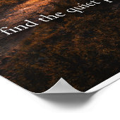 When Life Gets Loud Find Quiet Places Wall Art – M ポスター (角)