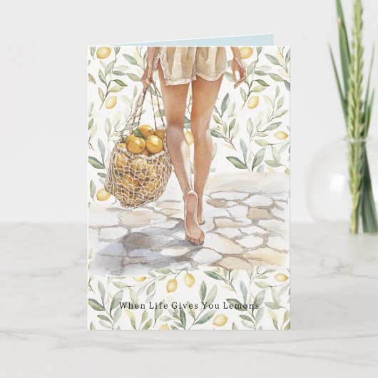 When Life Gives Lemons Make Lemonade カード (正面)