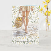 When Life Gives Lemons Make Lemonade カード (黄色い花)