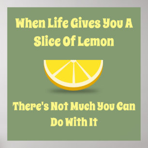 When Life Gives You A Lemon Slice ポスター