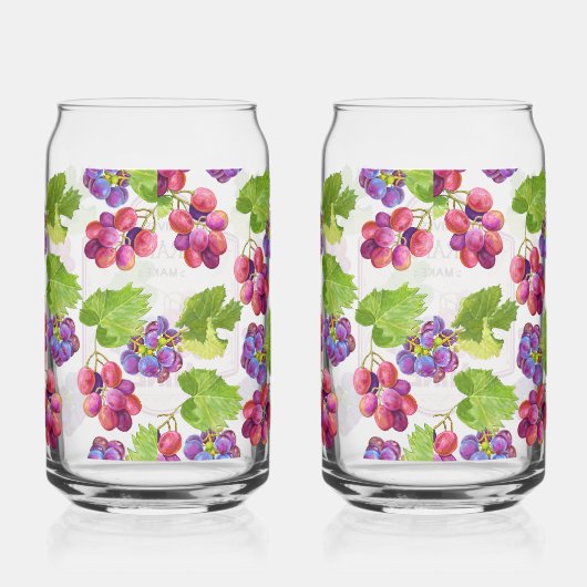 'When Life Gives You Grapes, Make Wine': Chic  ガラス缶 (右)