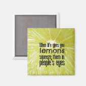 When life gives you lemons マグネット (正面/裏面)