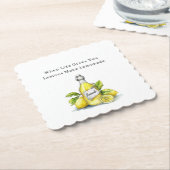 When Life Gives You Lemons Lemonade ペーパーコースター (アングル)