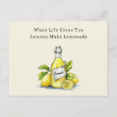 When Life Gives You Lemons Lemonade ポストカード (正面)