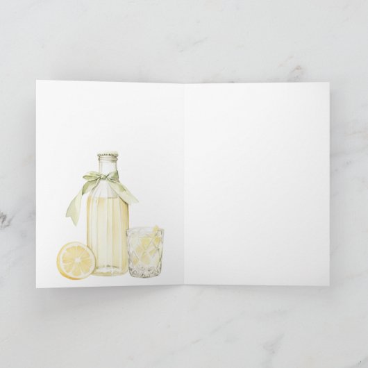 When Life Gives You Lemons Make Lemonade カード (内部)