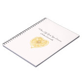 When Life Gives You Lemons, Make Lemonade Heart ノートブック (左側)