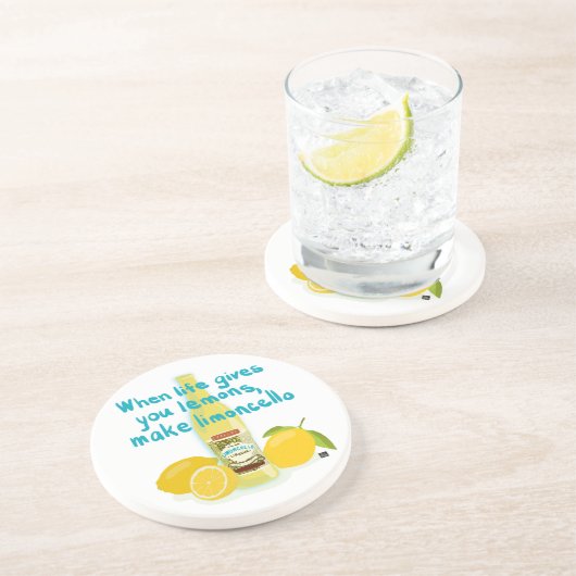 When Life Gives You Lemons - Make Limoncello コースター (側面)