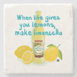 When Life Gives You Lemons - Make Limoncello ストーンコースター