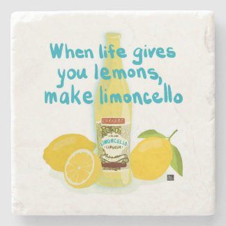 When Life Gives You Lemons - Make Limoncello ストーンコースター