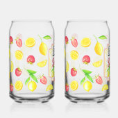 'When Life Gives You Lemons, Make Something Sweet' ガラス缶 (正面)