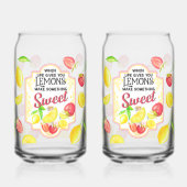 'When Life Gives You Lemons, Make Something Sweet' ガラス缶 (左)
