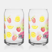 'When Life Gives You Lemons, Make Strawberry Lemon ガラス缶 (正面)