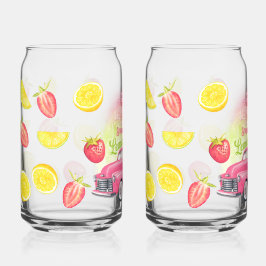 'When Life Gives You Lemons, Make Strawberry Lemon ガラス缶
