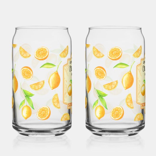 'When Life Gives You Oranges, Make Screwdrivers':  ガラス缶 (正面)