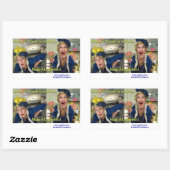 When Life Hands Ya Lemonsスタンプ 長方形シール (シート)