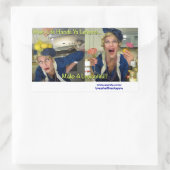 When Life Hands Ya Lemonsスタンプ 長方形シール (バッグ)