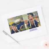 When Life Hands Ya Lemonsスタンプ 長方形シール (封筒)