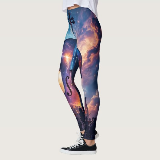 When Music meets the Cosmos Leggings Tights レギンス (左)