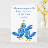 When My Sugar Walks Down the Street のバレンタイン カード (黄色い花)