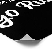 When Nothing Goes Right, Go Run - Fun, Motivationa ポスター (角)