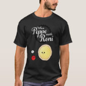 When Peppe Meets Roni Pepperoni Pizza Tシャツ (正面)