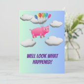 When Pigs Fly, Flying Pig Balloon Party 招待状 (スタンド正面)