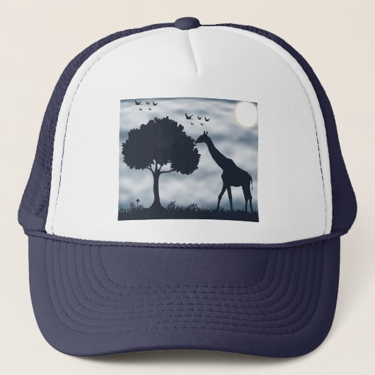 When the Moon Whispers to the Giraffe キャップ (正面)