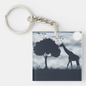 When the Moon Whispers to the Giraffe キーホルダー (正面)