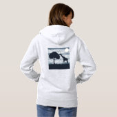 When the Moon Whispers to the Giraffe パーカ (裏面フル)