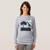 When the Moon Whispers to the Giraffe Tシャツ (正面フル)