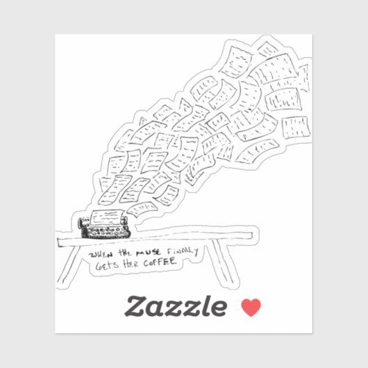 When the Muse Finally Gets Her Coffee シール (シート)