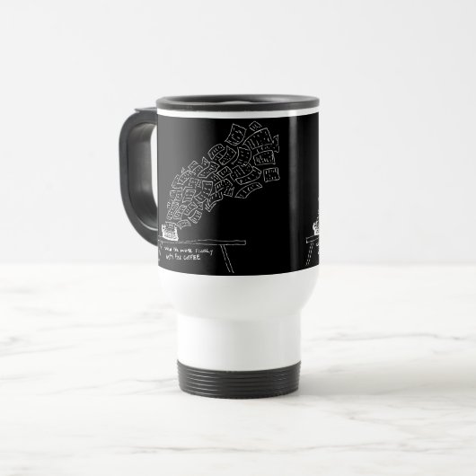 When the Muse Finally Gets Her Coffee トラベルマグ (正面左)