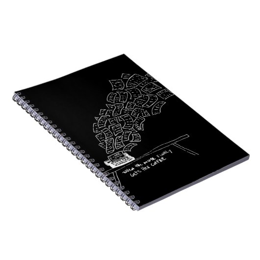 When the Muse Finally Gets Her Coffee ノートブック (右側)