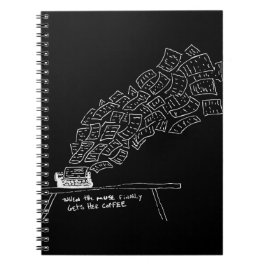 When the Muse Finally Gets Her Coffee ノートブック