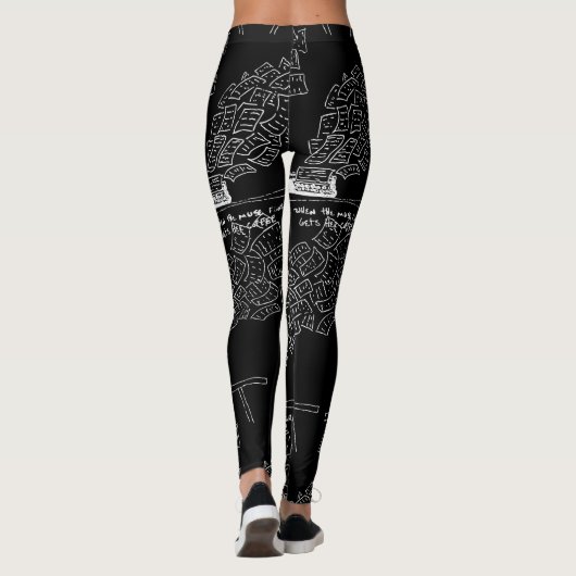 When the Muse Finally Gets Her Coffee レギンス (裏面)