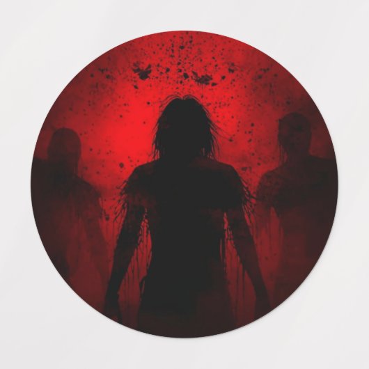 When the Night Screams in Red ラベル (デザイン2)