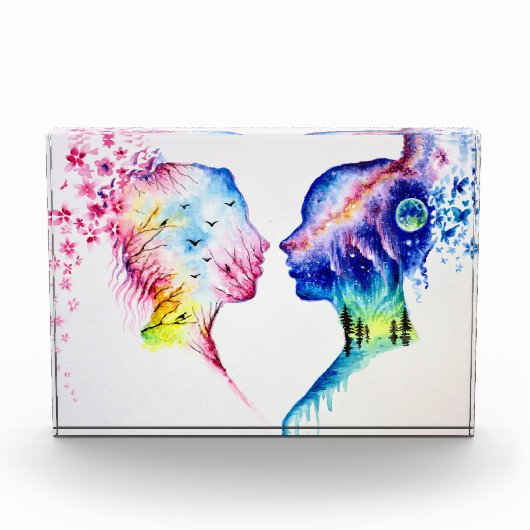 When the spring day meets the winter night フォトブロック (正面)