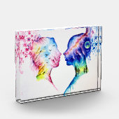 When the spring day meets the winter night フォトブロック (左)