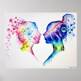 When the spring day meets the winter night ポスター