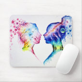 When the spring day meets the winter night マウスパッド (マウス)