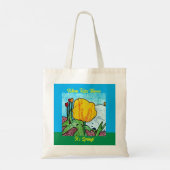 When Tulips Bloom It's Spring  トートバッグ (裏面)