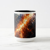 When Two Planets Collide ツートーンマグカップ (中央)