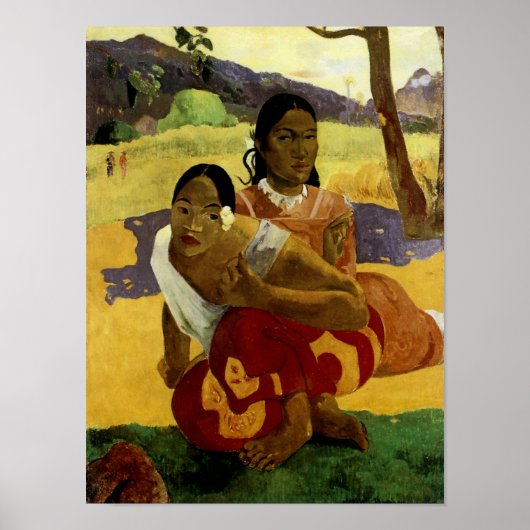 When Will You Marry? by Paul Gauguin ポスター (正面)