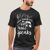 WHEN WORDS FAIL 話 MUSIC  Band Orchestra (3) Tシャツ (正面)
