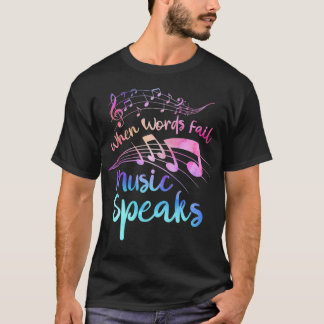 WHEN WORDS FAIL MUSIC 話 BAND ORCHESTRA (5) Tシャツ