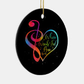 When Words Fail Music 話 Orchestraミュージシャン セラミックオーナメント (右)