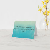 When You Can Remember the Day誕生日・カード カード (黄色い花)