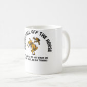 When You Fall Off The Horse Funny Horse Riding コーヒーマグカップ (正面右)